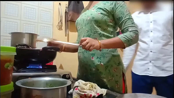 Indian sexy wife got fucked while cooking